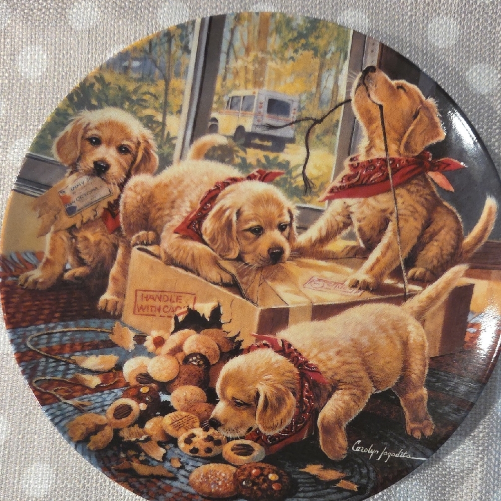 Bradford Exchange Handle With Care Limited Edition Decorative Plate